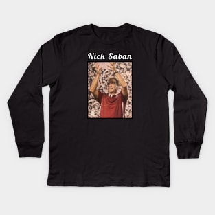 Nick Saban / 1951 Kids Long Sleeve T-Shirt